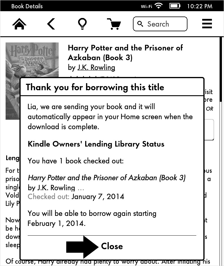 How do you use Kindle Owners' lending library?