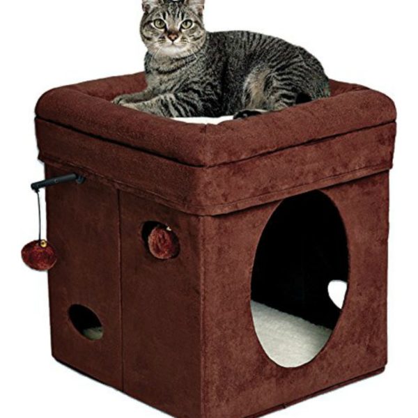 Feline Nuvo Curious Cat Cube - Cat House - Cat Condo