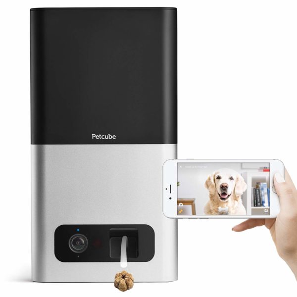 Petcube Bites Pet Camera with Treat Dispenser for Dogs & Cats