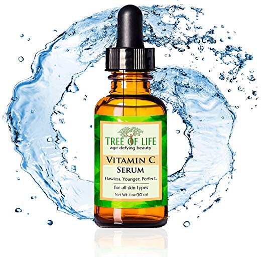 Tree of Life Beauty Vitamin C Serum for Face with Hyaluronic Acid