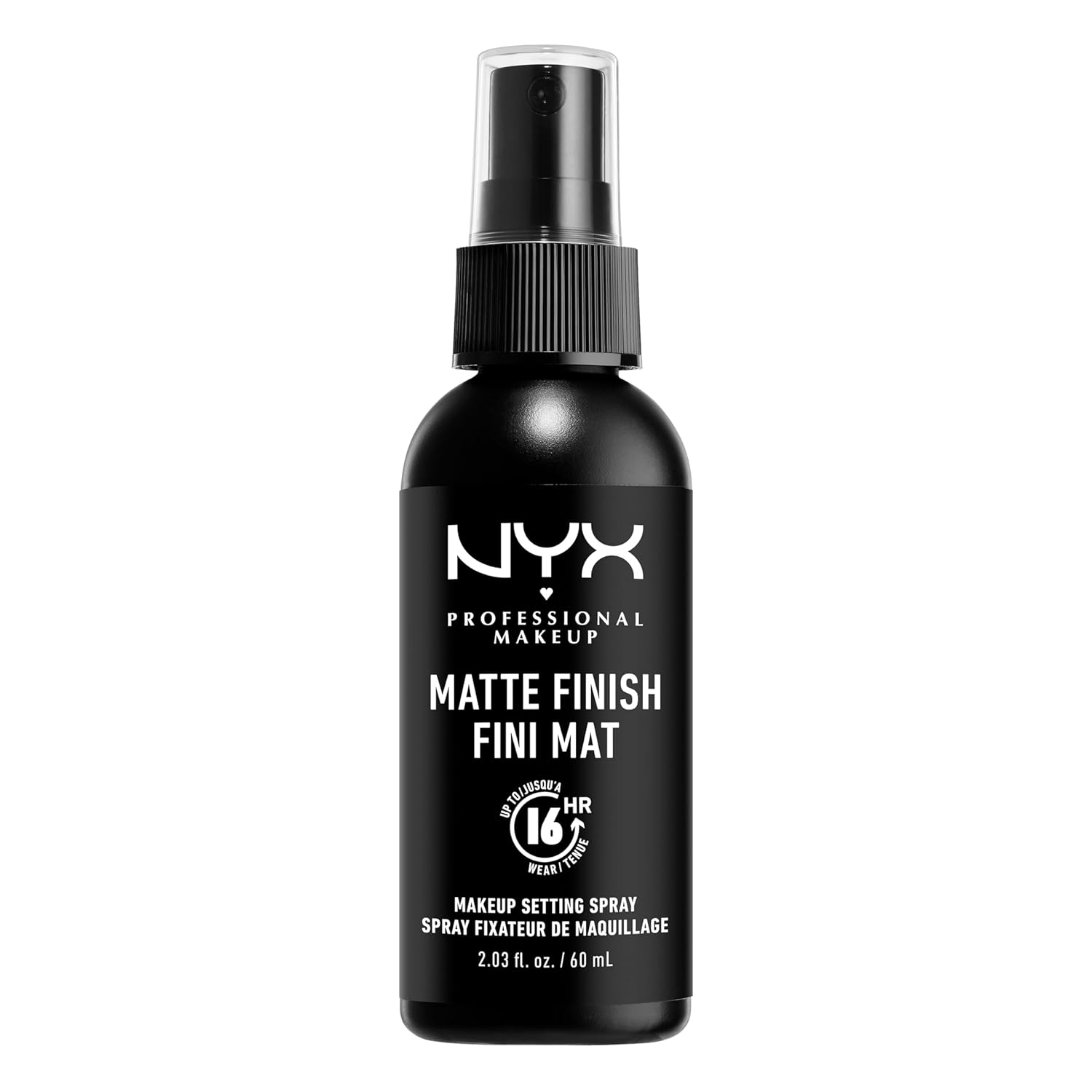 NYX Professional Makeup Setting Spray with Matte Finish, Long-Lasting Face Mist for up to 16HR Wear and Vegan